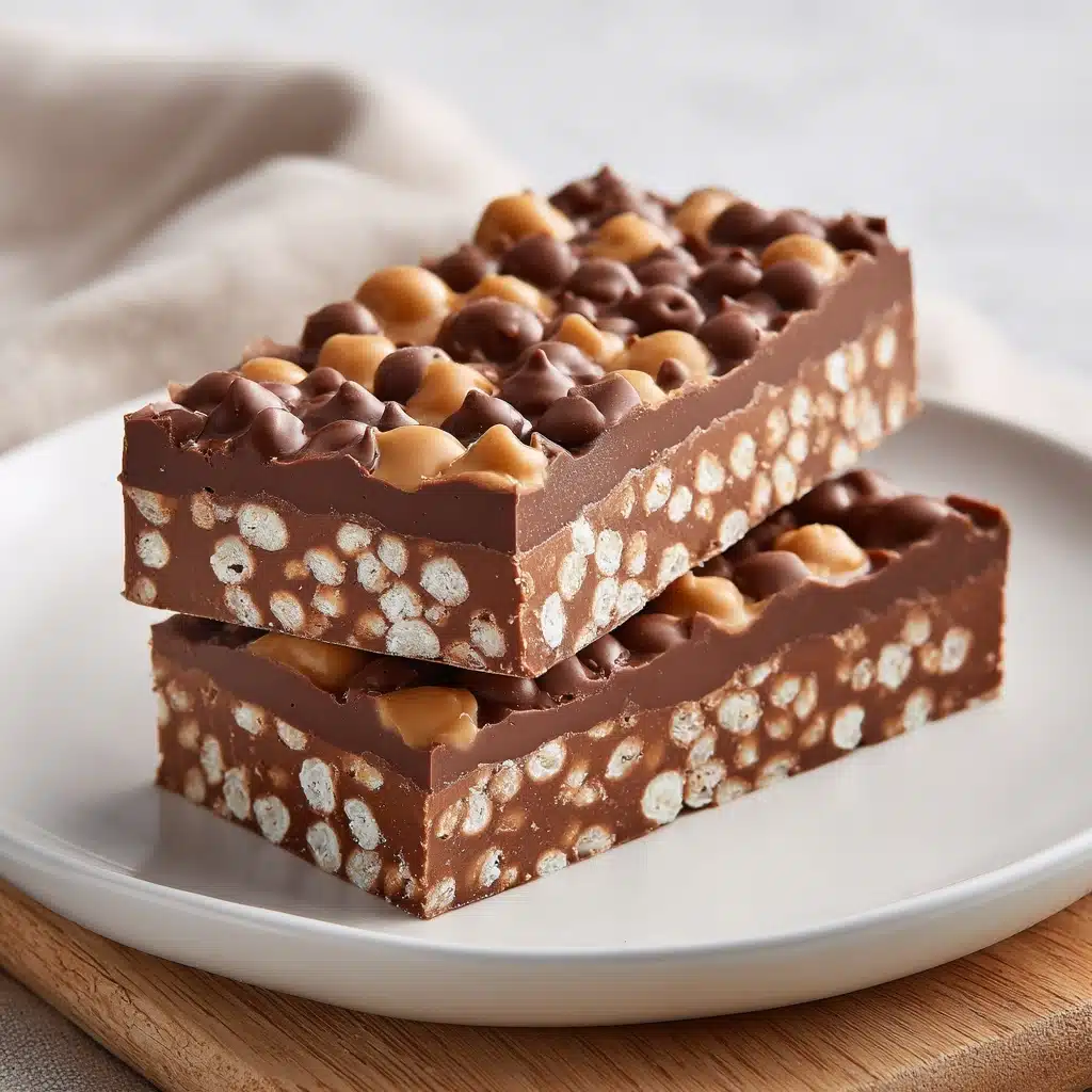 Chocolate Crunch Bars Recipe - Recipe Image