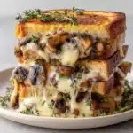 Garlic Mushroom Grilled Cheese Recipe