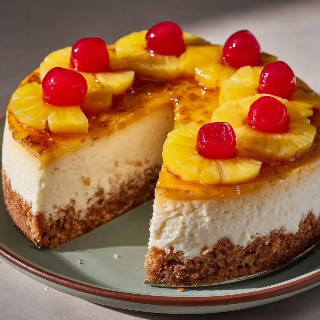Pineapple Upside-Down Cheesecake Recipe