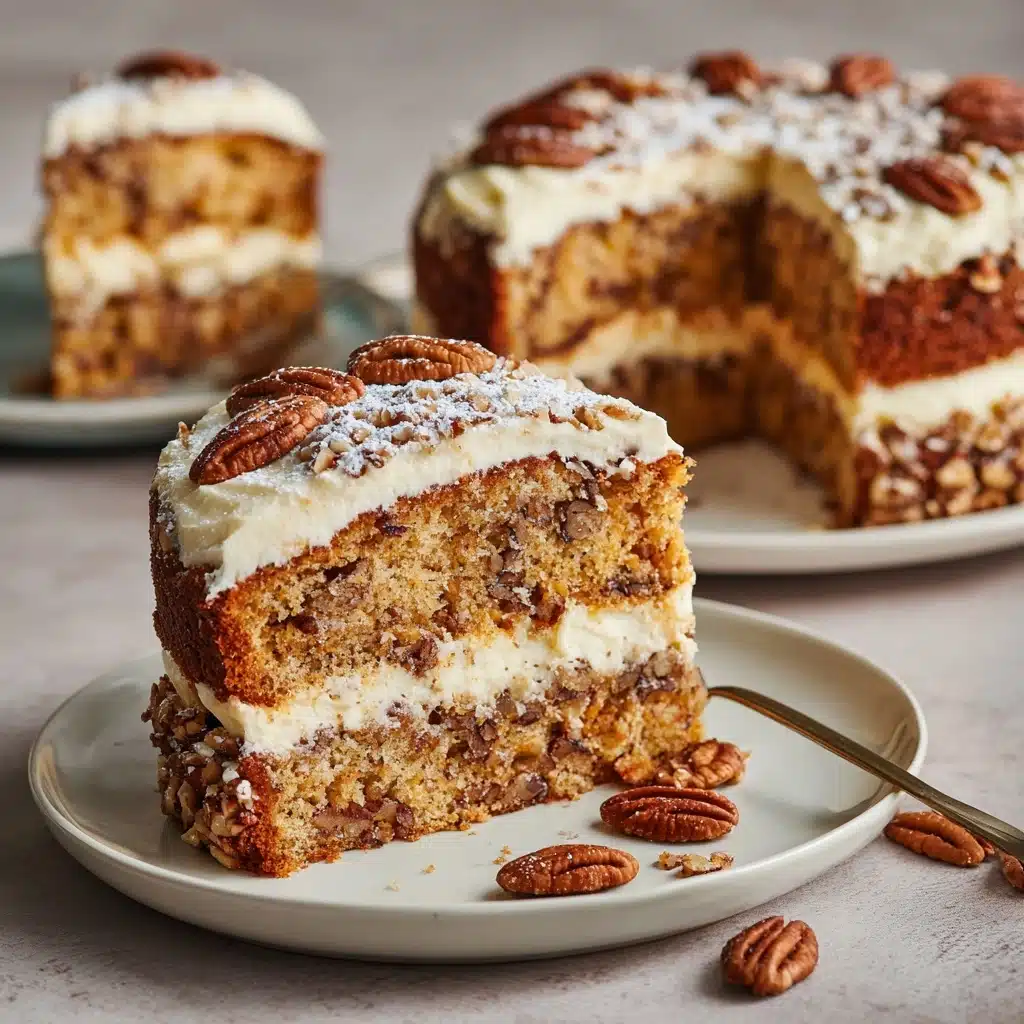 Pecan Pie Cake Recipe - Recipe Image