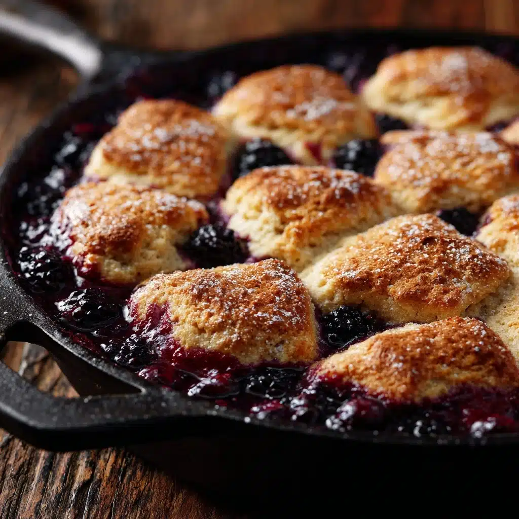 Easy Skillet Blackberry Cobbler Recipe - Recipe Image