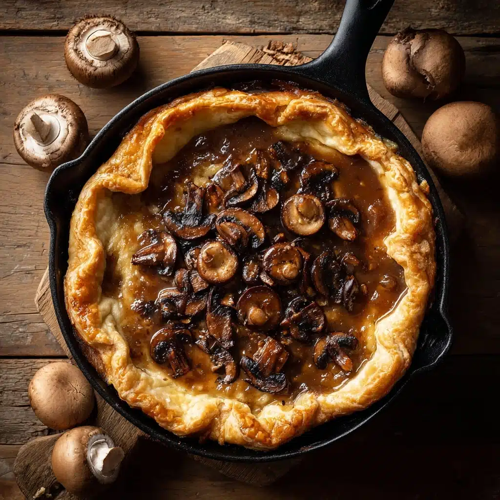 Creamy Mushroom Pot Pie with Flaky Crust Recipe - Recipe Image
