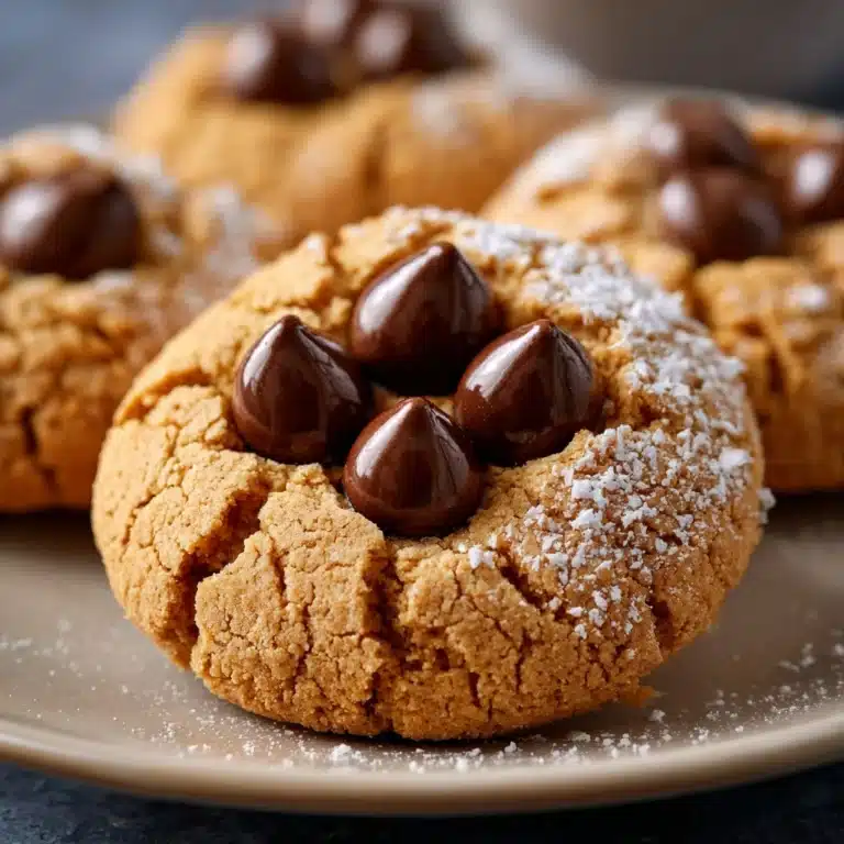 Bear Paw Peanut Butter Blossom Cookies Recipe