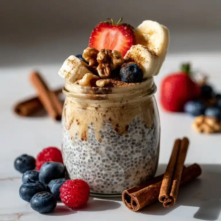 Vanilla Chia Pudding with Cinnamon Recipe