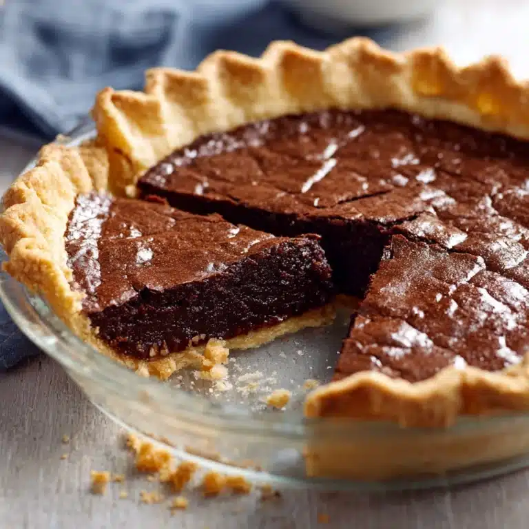 Dark Chocolate Chess Pie Recipe