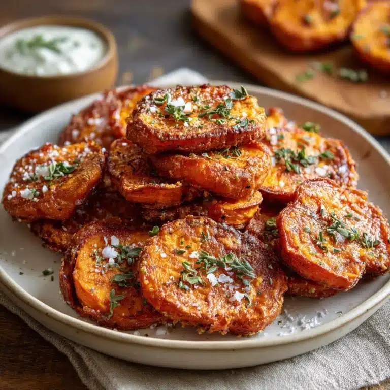 Crispy Smashed Sweet Potatoes Recipe