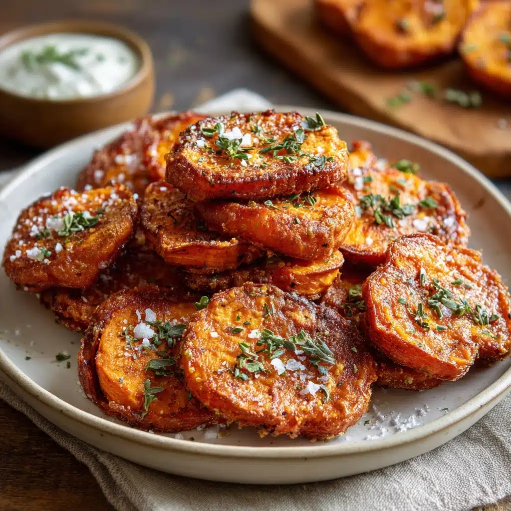 Crispy Smashed Sweet Potatoes Recipe