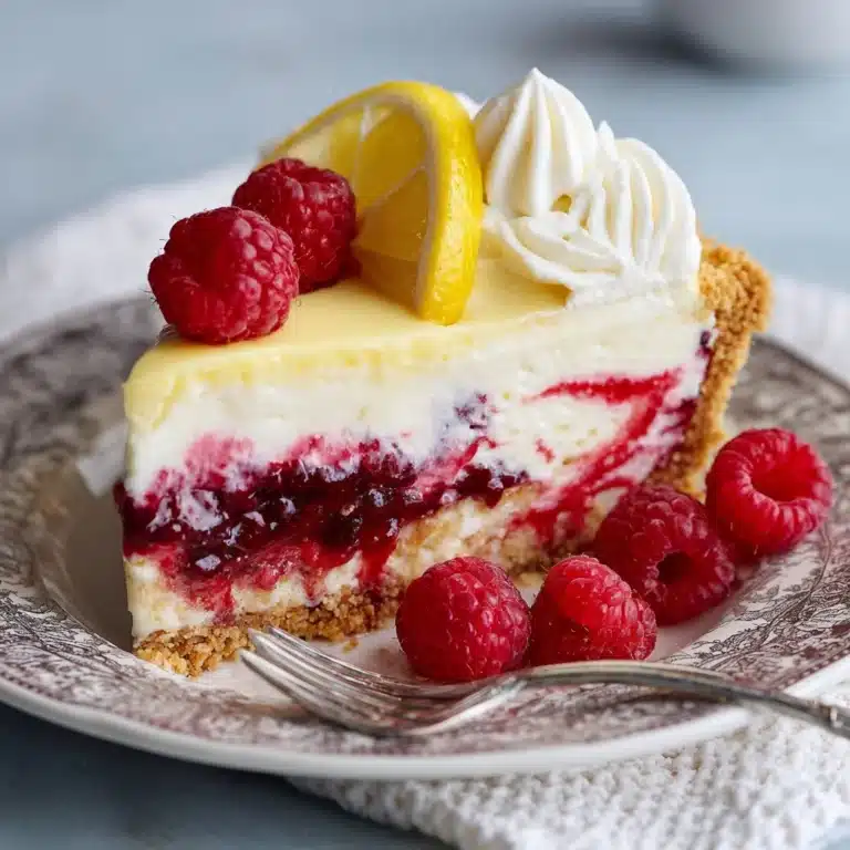 Lemon Raspberry Pie Recipe