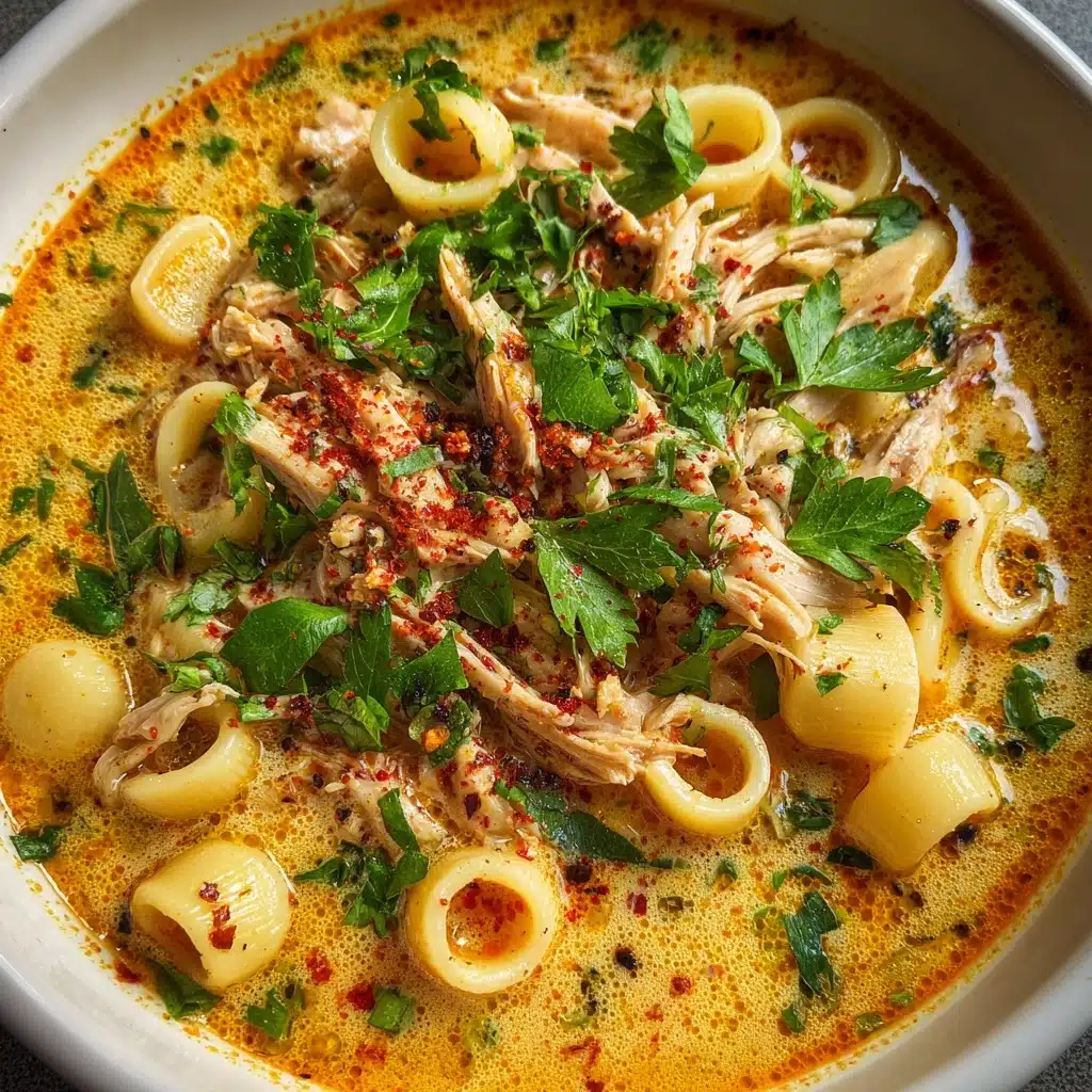 Creamy Cajun Chicken Pasta Soup Recipe - Recipe Image