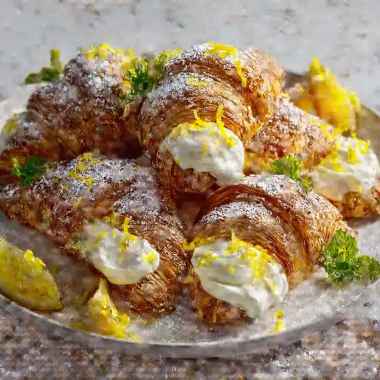 Lemon Cream Cheese Crescent Rolls Recipe