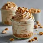 Peanut Butter Mousse with Crunchy Peanuts Recipe