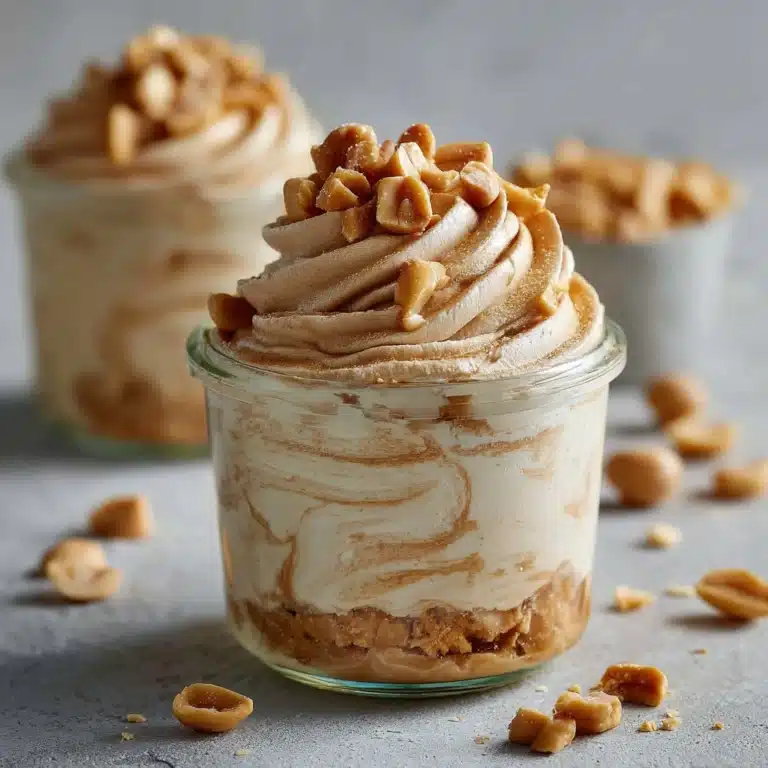 Peanut Butter Mousse with Crunchy Peanuts Recipe