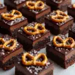 Chocolate Caramel Peanut Butter Pretzel Bars Recipe