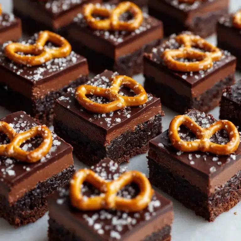 Chocolate Caramel Peanut Butter Pretzel Bars Recipe