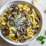 Garlic Mushroom Pasta Recipe