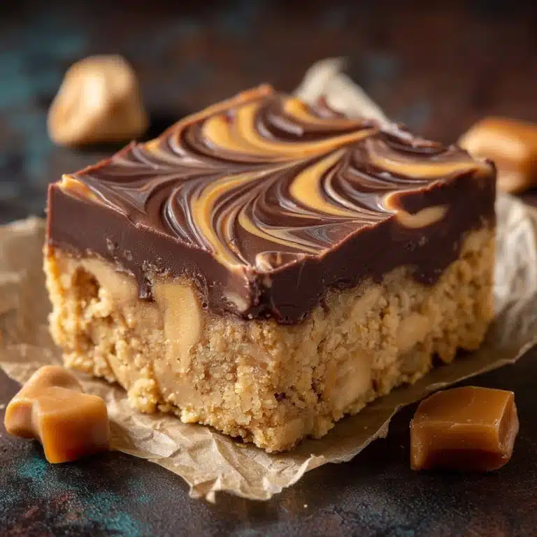 Healthy No-Bake Chocolate Peanut Butter Crunch Bars Recipe