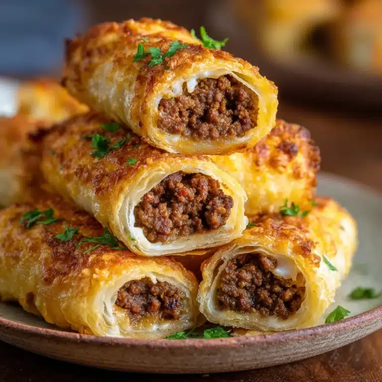 Spicy Garlic Beef Croquettes with Crispy Golden Crust Recipe