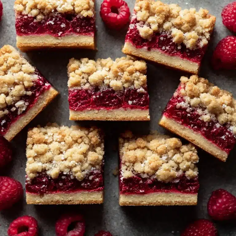 Raspberry Streusel Shortbread Bars Recipe