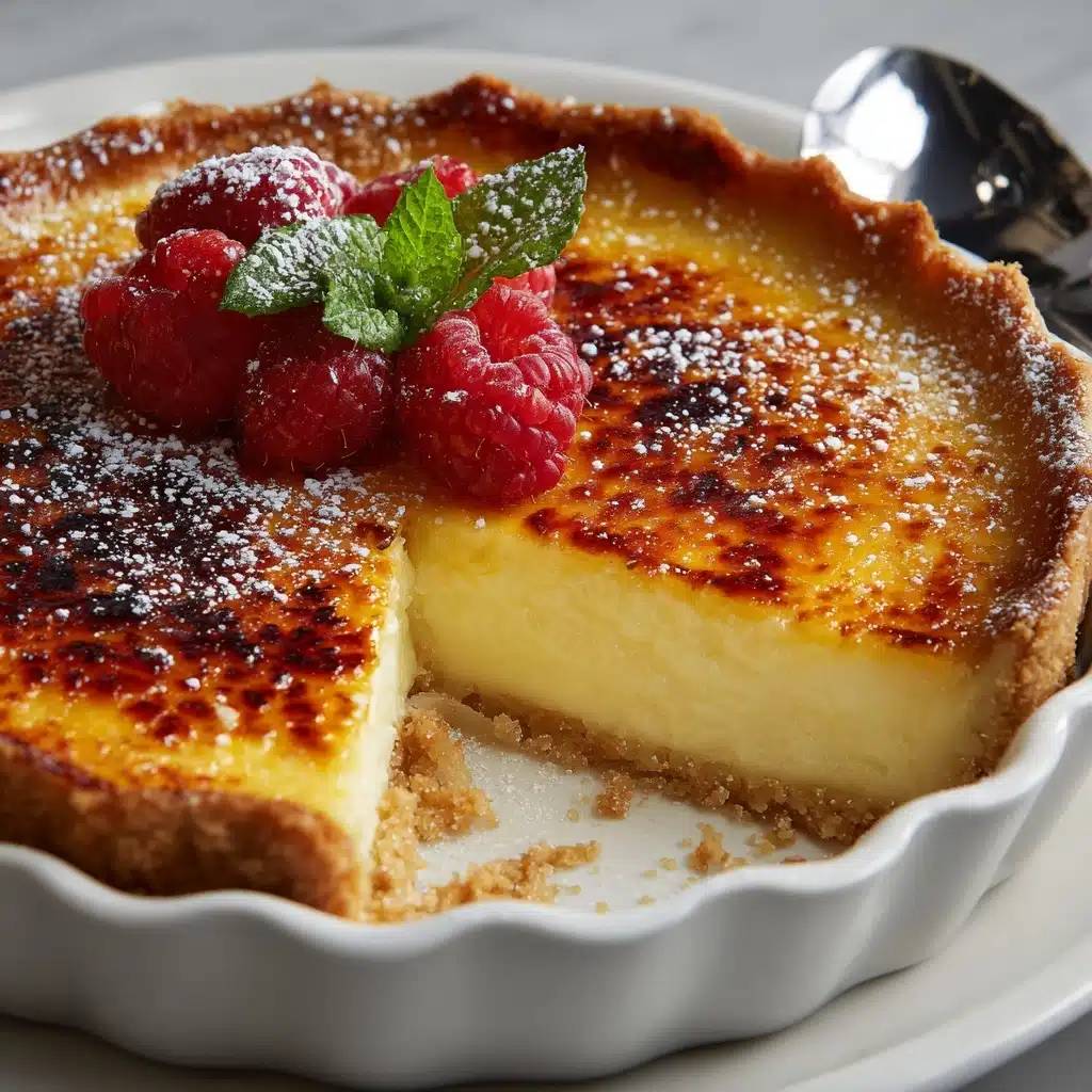 Authentic French Crème Brûlée Tart Recipe - Recipe Image