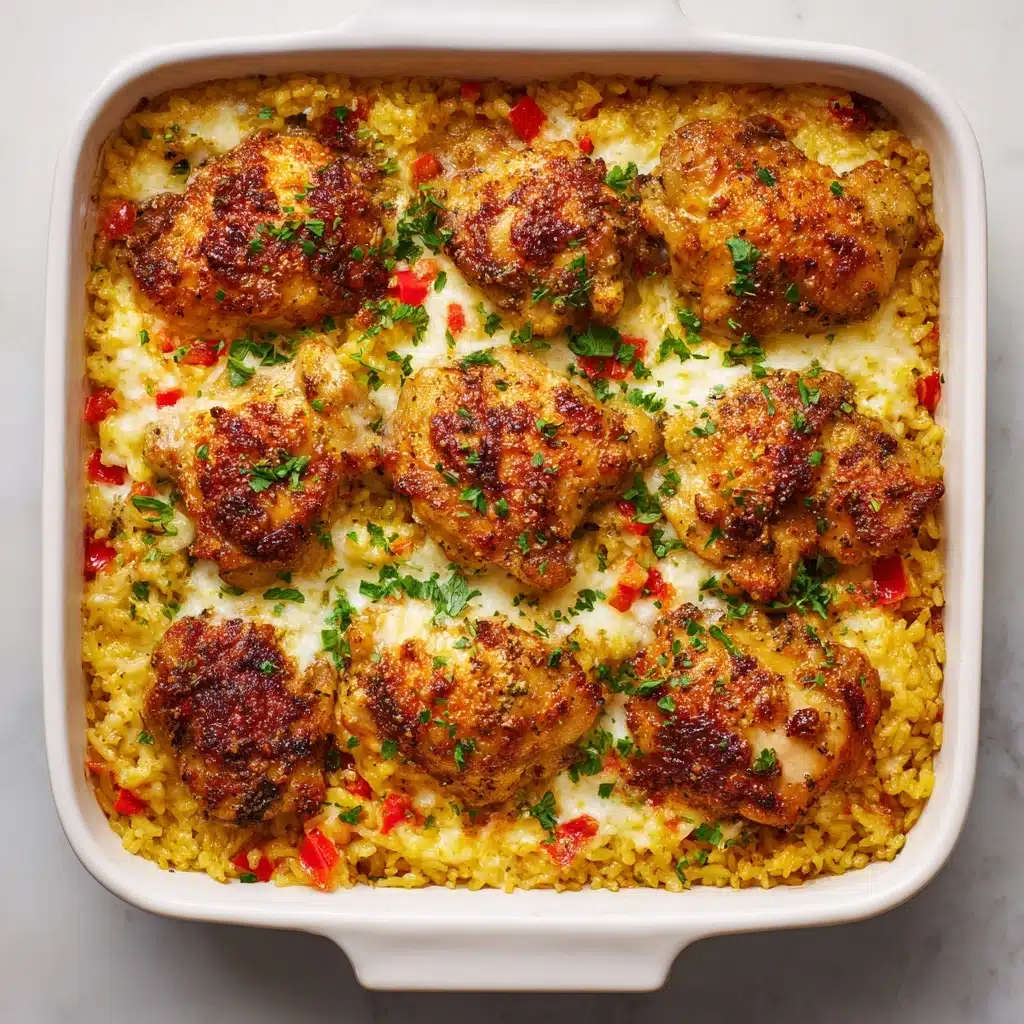 Italian Chicken Rice Casserole Recipe - Recipe Image