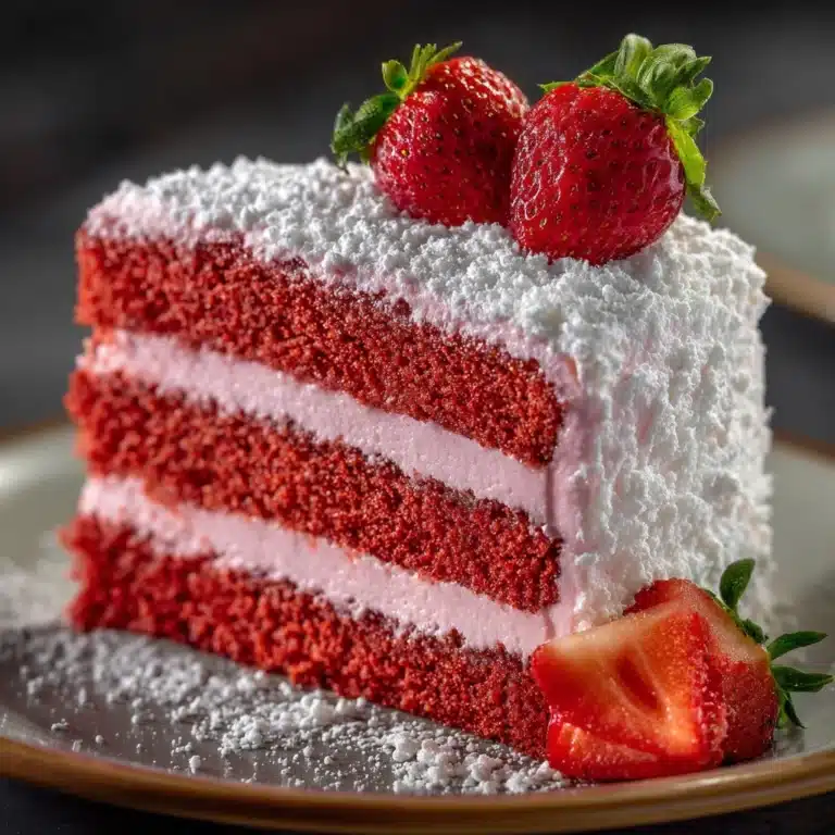 Strawberry Velvet Cake Recipe