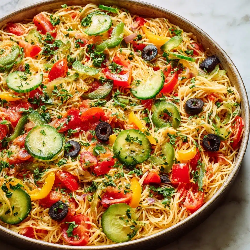 California Spaghetti Salad Recipe - Recipe Image