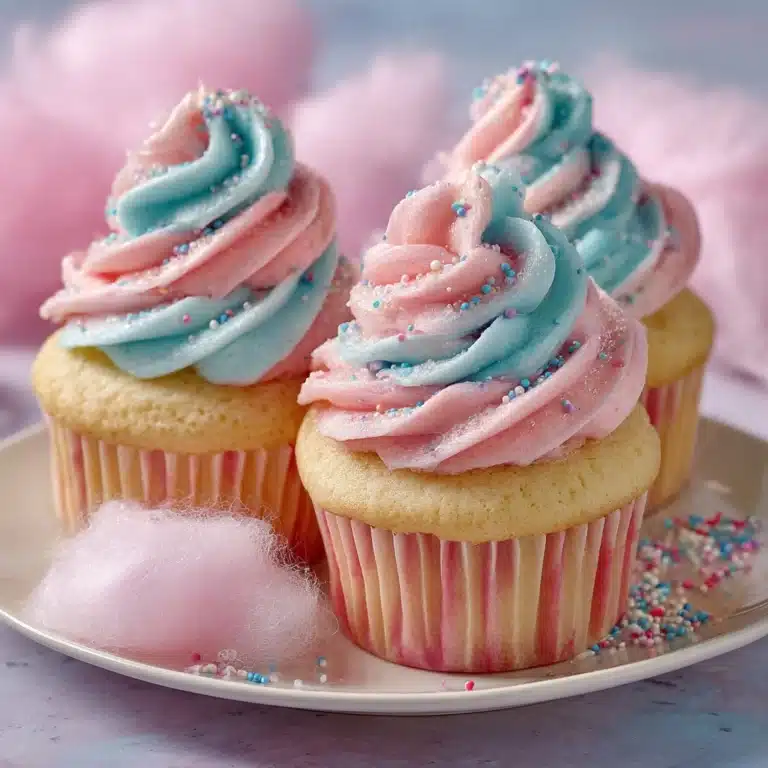 The Best Cotton Candy Cupcakes Recipe