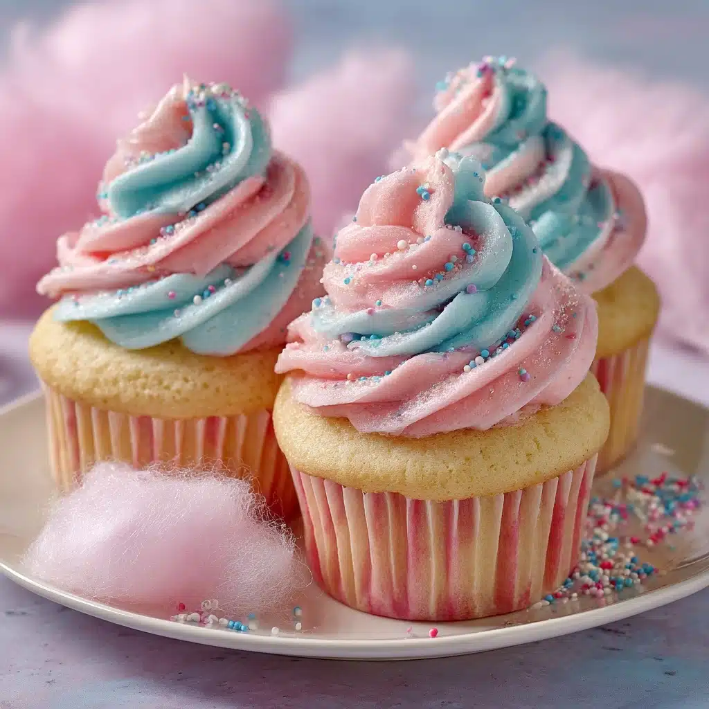 The Best Cotton Candy Cupcakes Recipe