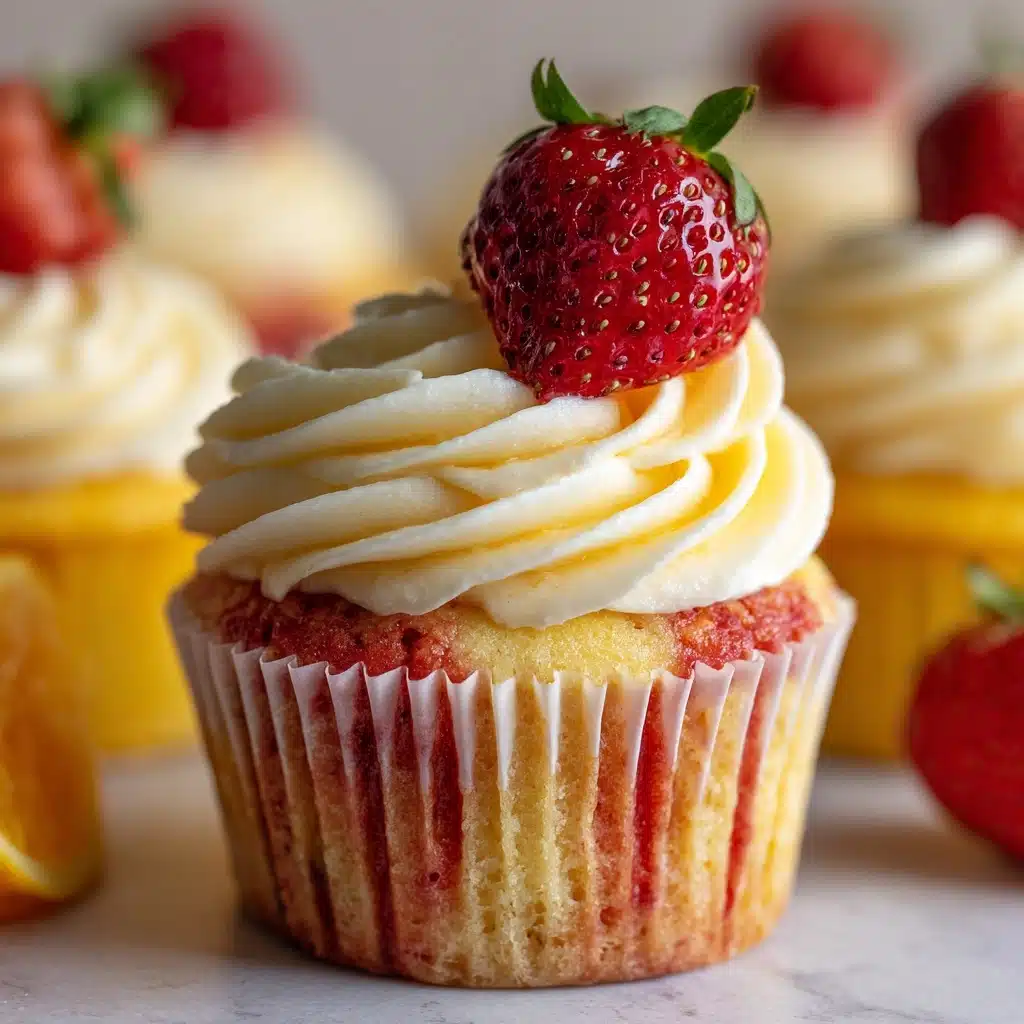 Strawberry Mango Margarita Cupcakes Recipe - Recipe Image