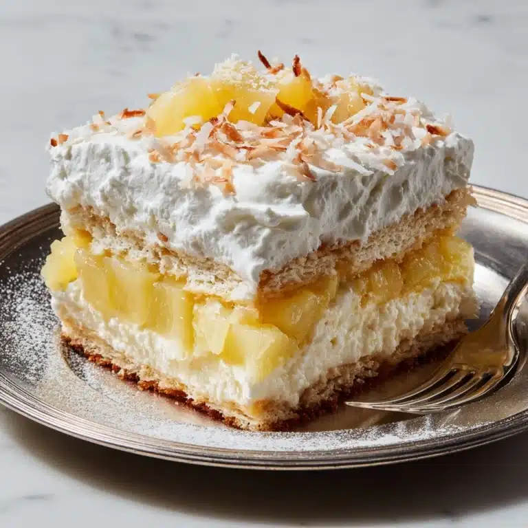 Easy No-Bake Pineapple Dessert Recipe