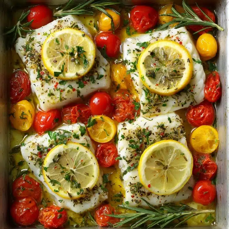 Easy Mediterranean Baked Fish Recipe