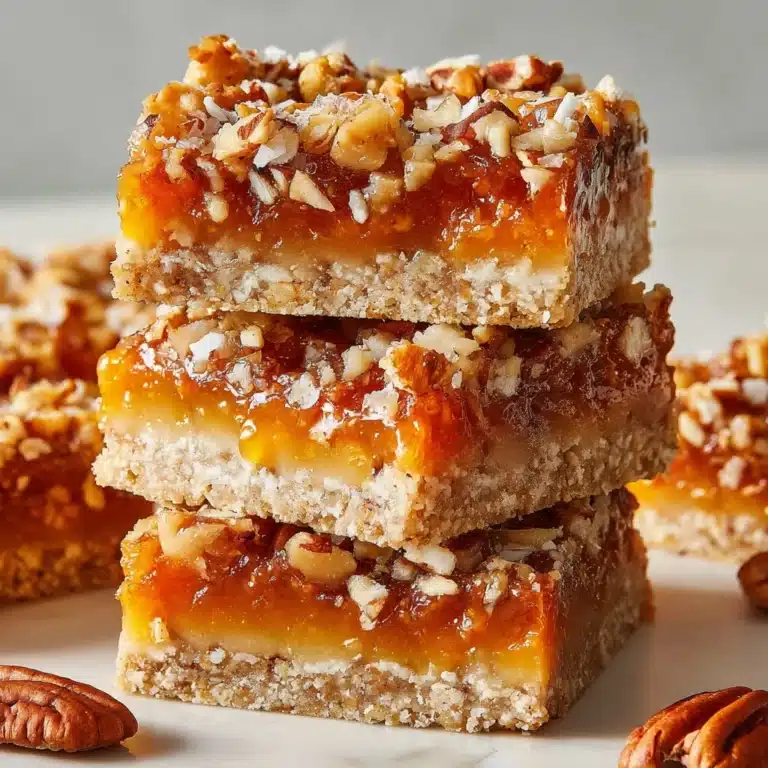 Apricot Coconut Pecan Bars Recipe