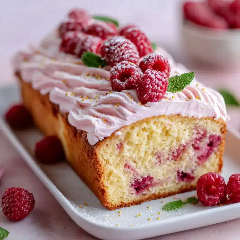Lemon Raspberry Loaf Cake Recipe