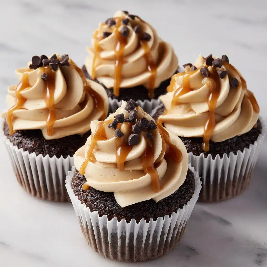 Chocolate Espresso Cupcakes with Salted Caramel Buttercream Recipe