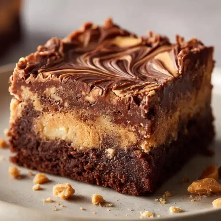 Chocolate Peanut Butter Ooey Gooey Butter Bars Recipe