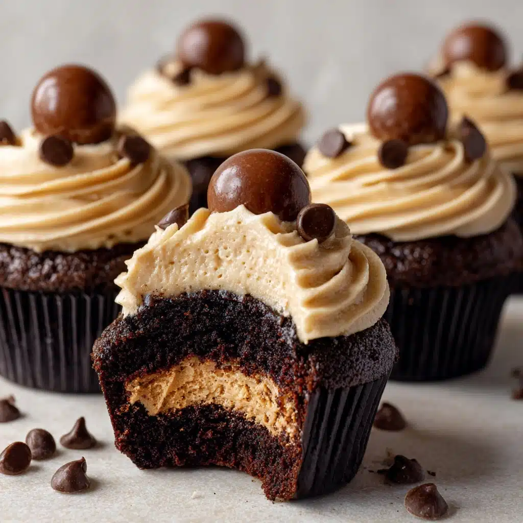 Peanut Butter Cup Cupcakes Recipe - Recipe Image