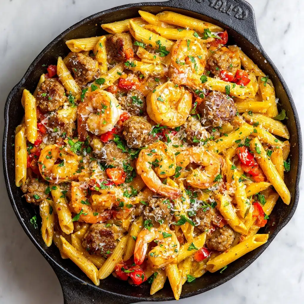 Cajun Shrimp and Sausage Pasta Recipe - Recipe Image