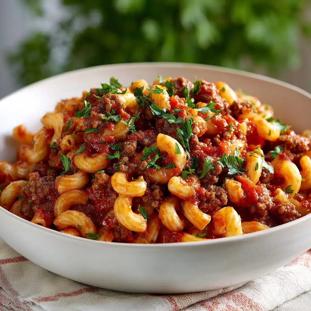 One Pot Goulash Recipe