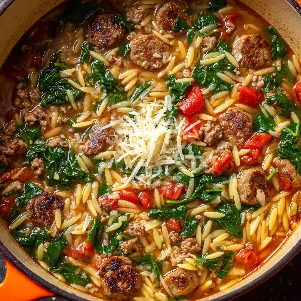 Marry Me Sausage Orzo Soup Recipe - Recipe Image