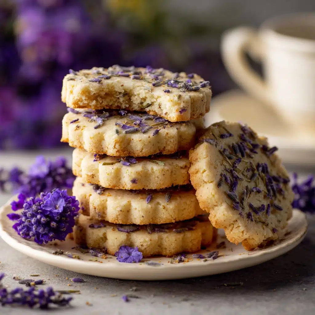 Lavender Shortbread Cookies Recipe - Recipe Image