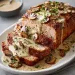 Chicken Cordon Bleu Meatloaf with Creamy Dijon Gravy Recipe