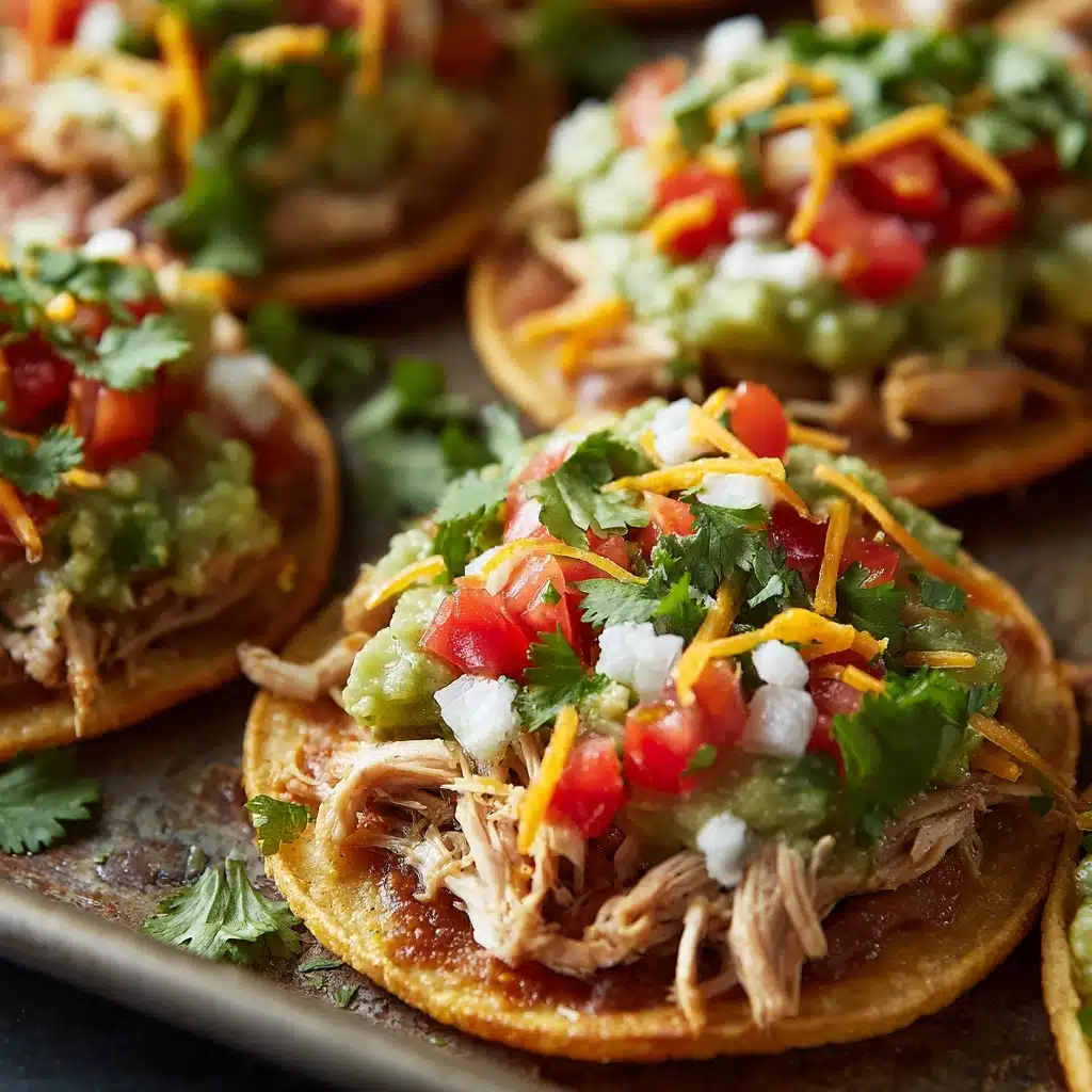Easy Chicken Tostadas Recipe