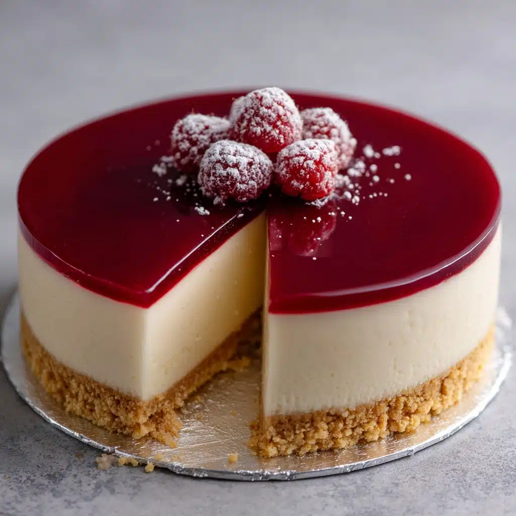 Tall and Creamy New York Cheesecake Recipe