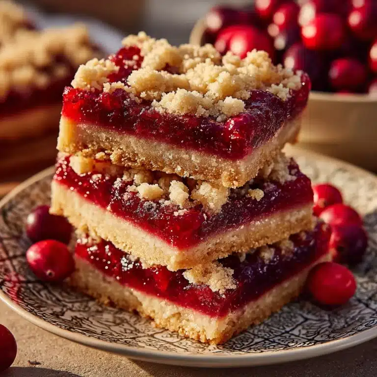 Cranberry Bars Recipe