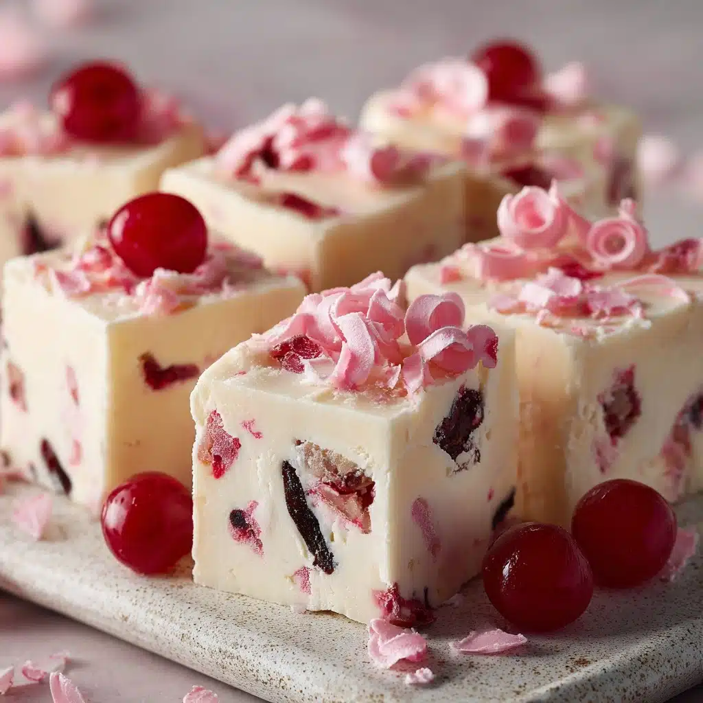 White Chocolate Cherry Fudge Recipe