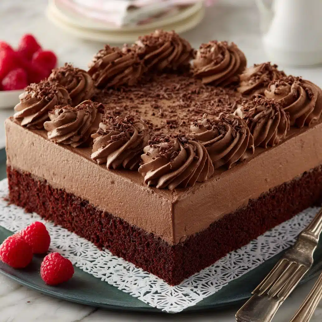Chocolate Mousse Cake Recipe - Recipe Image