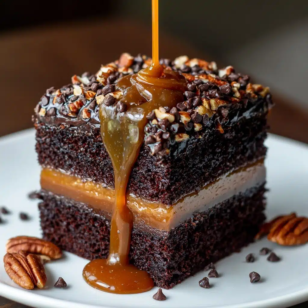 Chocolate Turtle Cake Recipe - Recipe Image