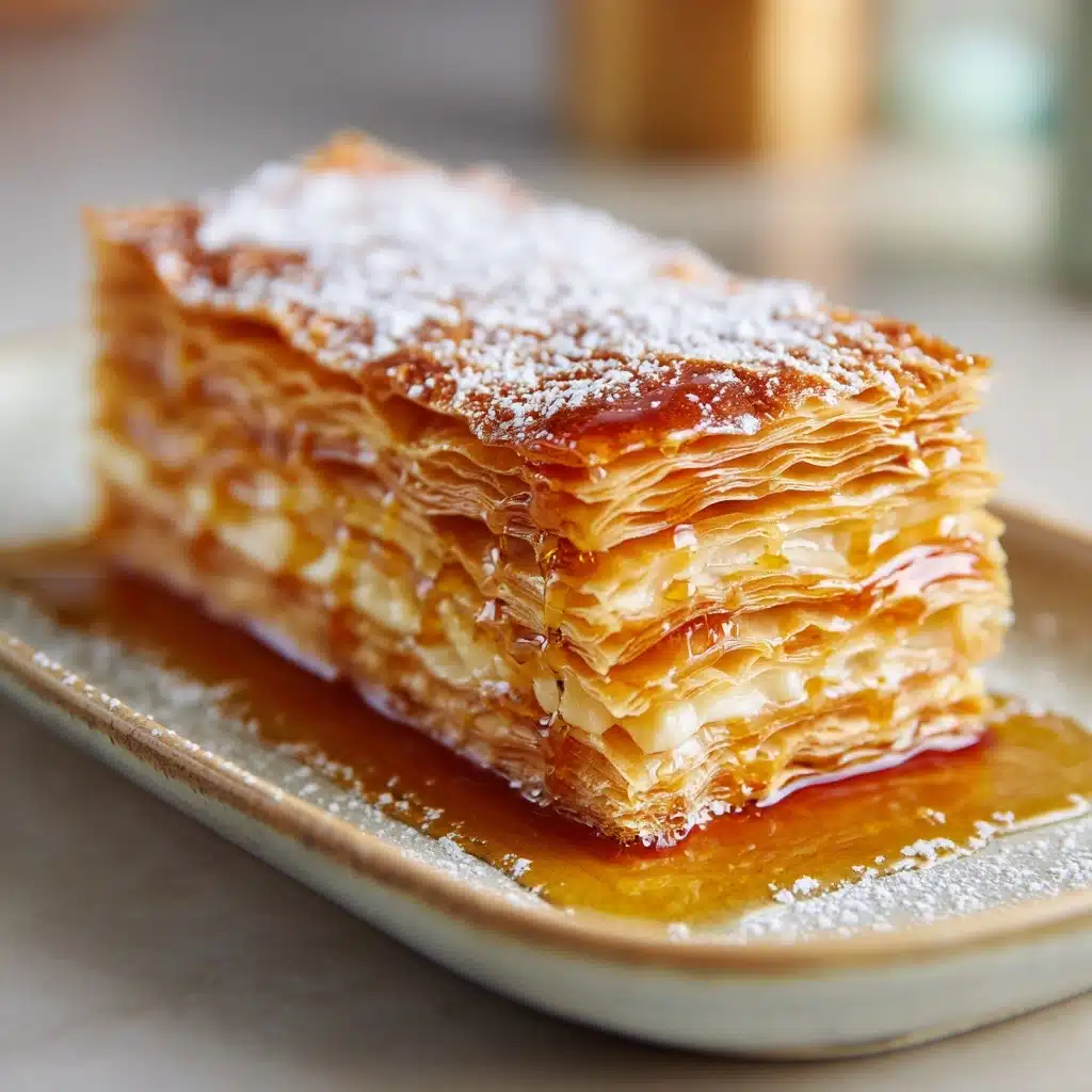 Apple Mille-Feuille with Vanilla Custard (Gluten-Free) Recipe