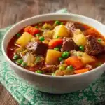My Mom’s Old-Fashioned Vegetable Beef Soup Recipe