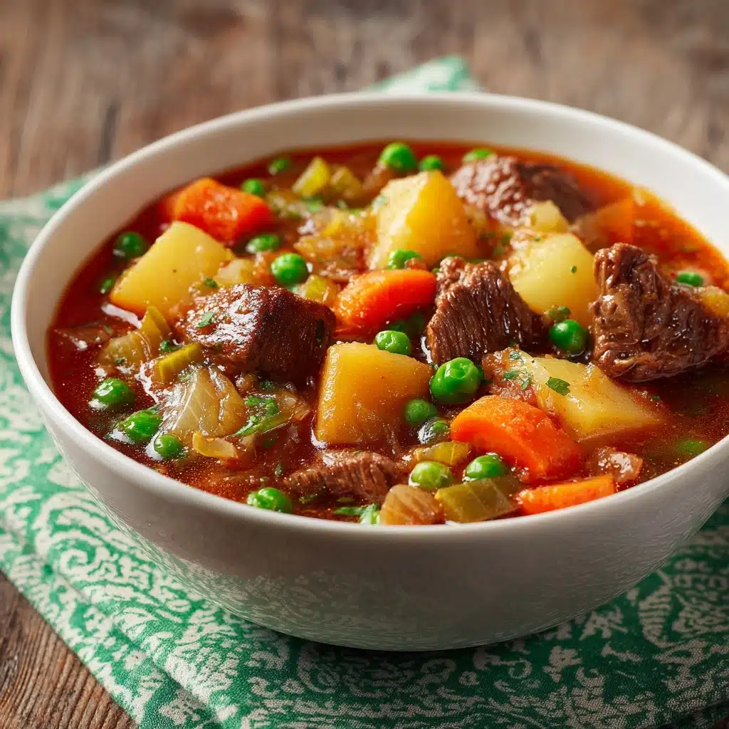 My Mom’s Old-Fashioned Vegetable Beef Soup Recipe